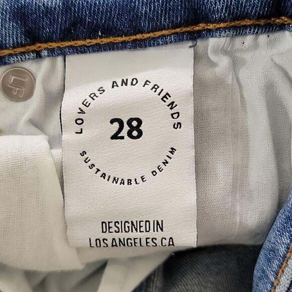 Lovers and Friends Women's Ricky High Waist Skinny Distressed Denim Jeans 28 - Picture 10 of 16